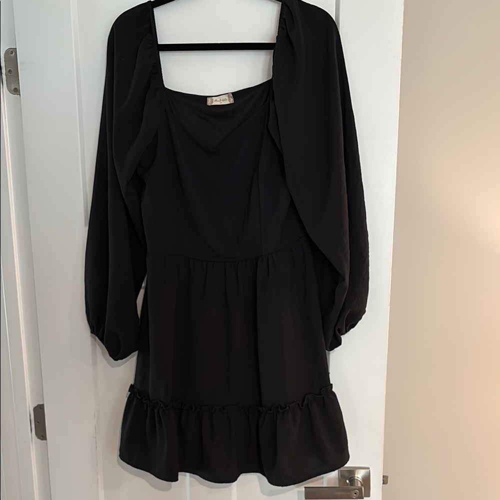 Altar'd State Black Dress Blouse